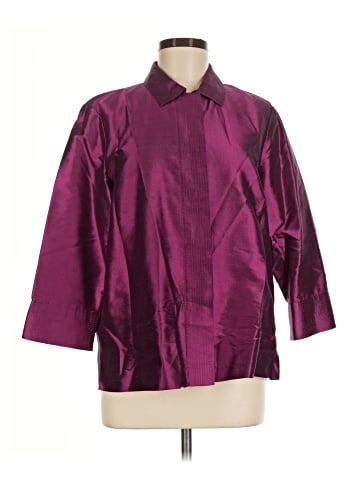 Valerie Stevens 3/4 Sleeve Silk Top (view 1)