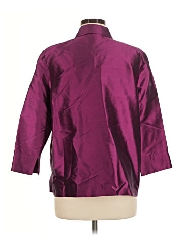 Valerie Stevens 3/4 Sleeve Silk Top (view 2)