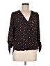West Kei 100% Polyester Black 3/4 Sleeve Blouse Size M - photo 1