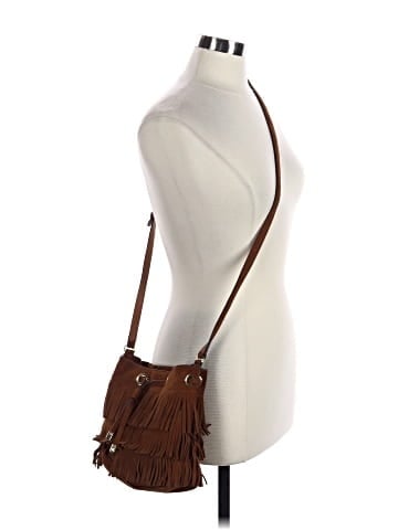 Lauren by Ralph Lauren Leather Bucket Bag (view 2)