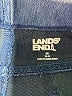 Lands' End Chevron-herringbone Blue Jeans Size M - photo 4