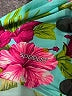 Speedo Floral Blue One Piece Swimsuit Size 12 - photo 3