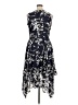 Taylor 100% Polyester Paisley Blue Cocktail Dress Size 16 - photo 2