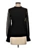 CeCe Black Long Sleeve Blouse Size S - photo 1