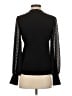 CeCe Black Long Sleeve Blouse Size S - photo 2