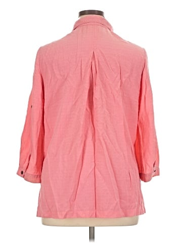 White Stag 3/4 Sleeve Button-Down Shirt (view 2)
