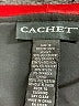 Cachet Black Long Sleeve Top Size 12 - photo 4