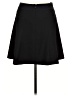 Express Solid Black Casual Skirt Size 10 - photo 2