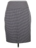 Express 100% Polyester Houndstooth Gray Casual Skirt Size 12 - photo 1
