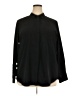 Nine West 100% Polyester Solid Black Long Sleeve Blouse Size XXL - photo 1