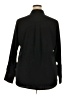 Nine West 100% Polyester Solid Black Long Sleeve Blouse Size XXL - photo 2