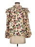 Crosby 100% Polyester Ivory Long Sleeve Blouse Size XS - photo 1