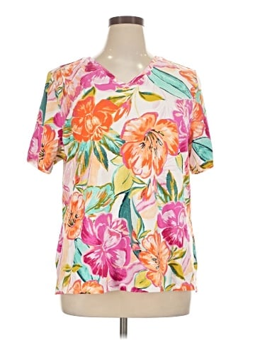D&Co. Short Sleeve Blouse (view 1)