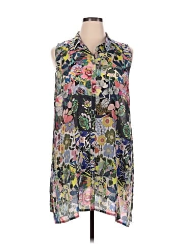 Johnny Was Sleeveless Silk Top (view 1)