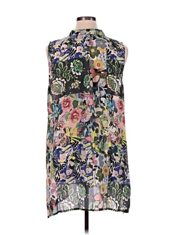 Johnny Was Sleeveless Silk Top (view 2)