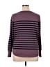 Liz Claiborne Stripes Purple Pullover Sweater Size 0X - photo 2