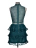 Luxxel 100% Polyester Teal Cocktail Dress Size L - photo 2