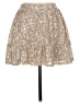 Aqua Metallic Silver Formal Skirt Size M - photo 1