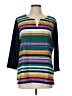 Van Heusen 100% Polyester Teal 3/4 Sleeve T-Shirt Size L - photo 1