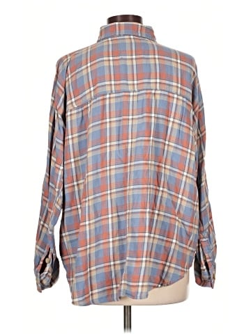 American Eagle Outfitters Long Sleeve Button-Down Shirt (view 2)