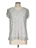 Papermoon Silver Short Sleeve Top Size L - photo 1