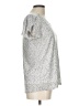 Papermoon Silver Short Sleeve Top Size L - photo 4