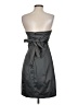 Sequin Hearts Metallic Silver Cocktail Dress Size 1 - photo 2