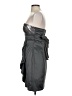 Sequin Hearts Metallic Silver Cocktail Dress Size 1 - photo 5