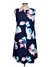 Unbranded Floral Blue Casual Dress Size L - photo 2