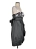 Sequin Hearts Metallic Silver Cocktail Dress Size 1 - photo 4