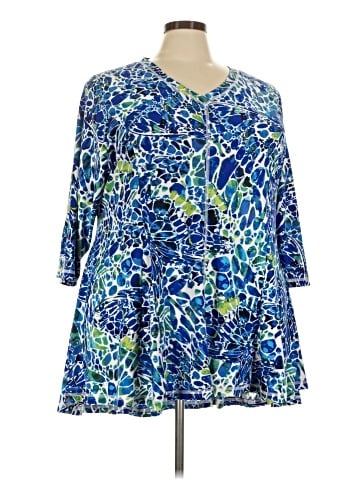 Attitudes by Renee 3/4 Sleeve T-Shirt (view 1)