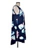 Unbranded Floral Blue Casual Dress Size L - photo 4