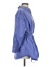 Everlane 100% Cotton Blue 3/4 Sleeve Button-Down Shirt Size XS - photo 4