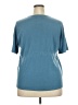 Sag Harbor Teal Short Sleeve Top Size 2X - photo 2