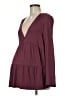 ASOS Design Burgundy Long Sleeve Blouse Size 8 Maternity - photo 1