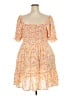 Arula 100% Polyester Orange Casual Dress Size 2X - photo 2