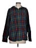 L.L.Bean Plaid Blue Fleece Size L - photo 1