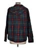 L.L.Bean Plaid Blue Fleece Size L - photo 2