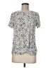 Apt. 9 Animal Print Silver Short Sleeve T-Shirt Size M - photo 1