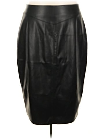 City Chic Faux Leather Skirt (view 1)