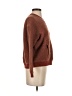 Madewell 100% Polyester Orange Brown Pullover Sweater Size XXS - photo 4