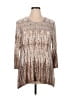 Ruby Rd. Silver 3/4 Sleeve Blouse Size XL - photo 1