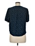 Universal Thread 100% Rayon Stars Blue Short Sleeve Blouse Size M - photo 2