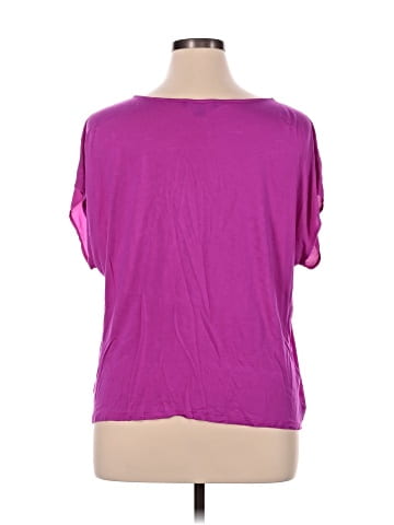 INC International Concepts Short Sleeve Blouse (view 2)
