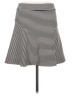 Express Stripes Black Casual Skirt Size 8 - photo 1