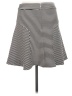 Express Stripes Black Casual Skirt Size 8 - photo 2