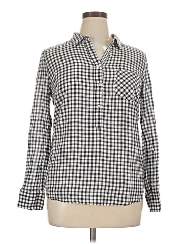 Merona Long Sleeve Button-Down Shirt (view 1)