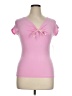 No Boundaries 100% Cotton Pink Short Sleeve Top Size 15 - photo 1
