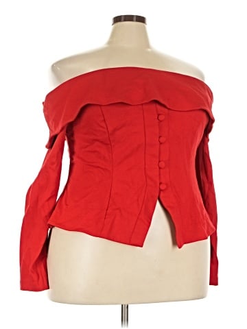 ELOQUII 3/4 Sleeve Blouse (view 1)