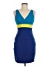 Express Color Block Blue Cocktail Dress Size M - photo 1